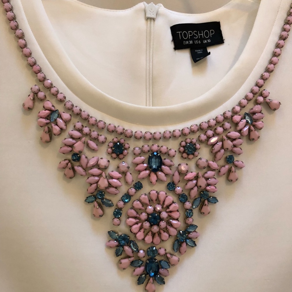 Embellished blouse from top shop